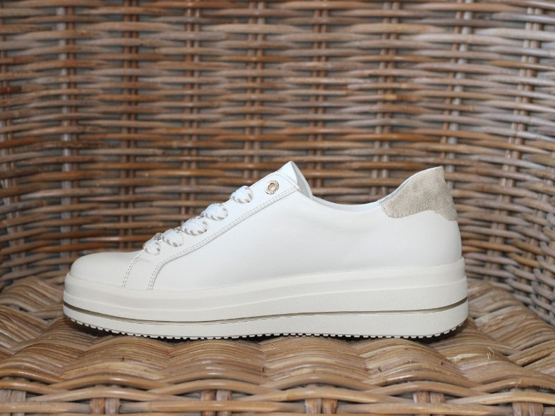 Tennis Remonte en cuir blanc Star