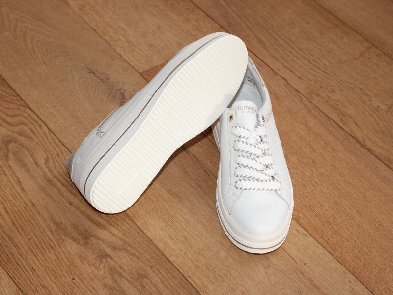 Tennis Remonte en cuir blanc Star