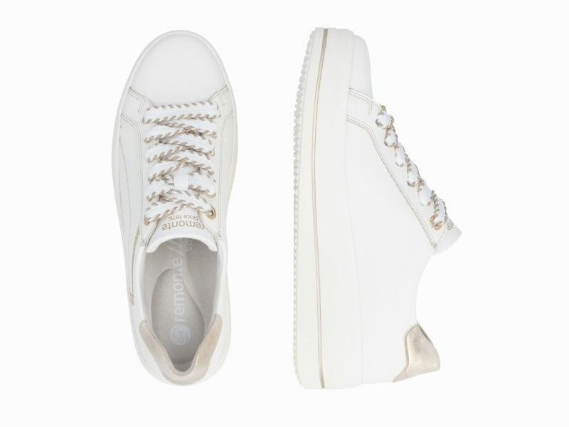 Tennis Remonte en cuir blanc Star