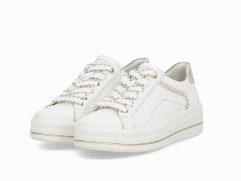 Tennis Remonte en cuir blanc Star