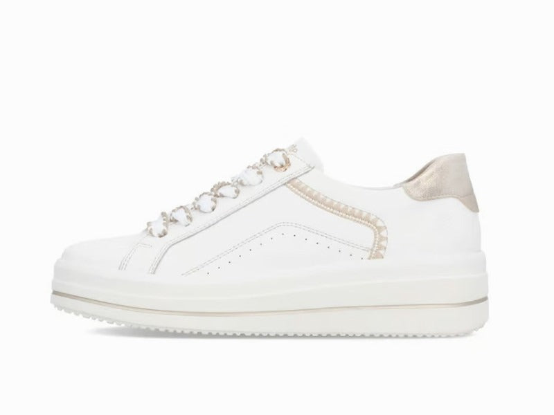 Tennis Remonte en cuir blanc Star