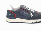 Chaussures sneakers bleu marine Mustang avec semelle sport