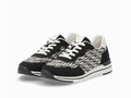 Baskets mode Remonte noir et blanc Grafic