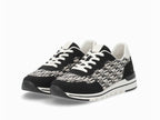 Baskets mode Remonte noir et blanc Grafic