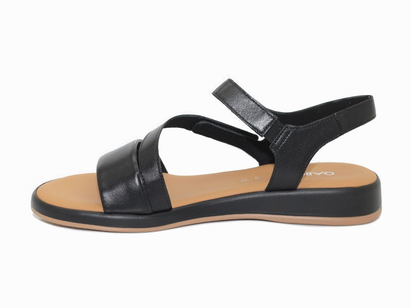Sandales à bride Gabor en cuir noir