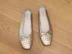 Ballerines tressées Gabor en cuir doré Idyle
