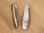Ballerines tressées Gabor en cuir doré Idyle
