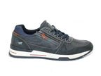 Chaussures basses Mustang style sneaker bleu marine