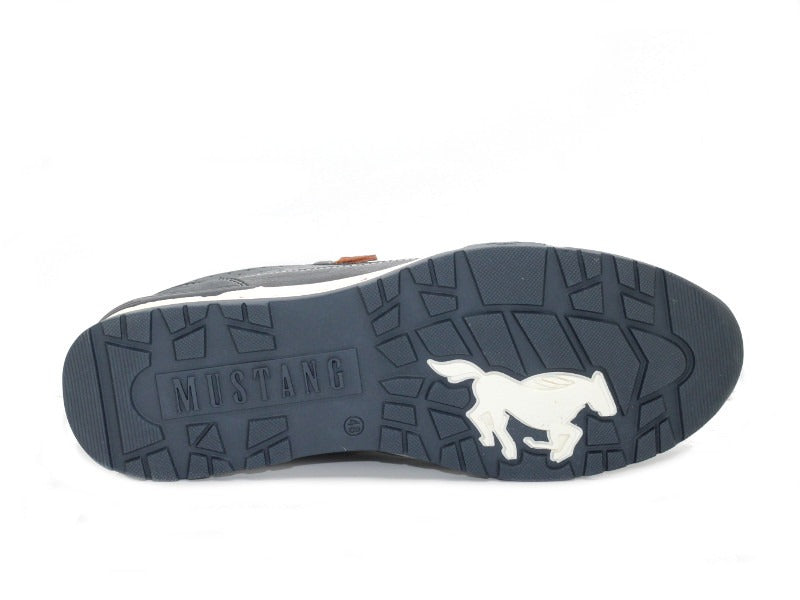Chaussures basses Mustang style sneaker bleu marine