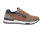 Chaussures basses Mustang style sneaker marron
