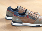 Chaussures basses Mustang style sneaker marron