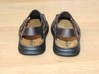 Sandales bout fermé en cuir marron Max