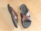 Sandales mule Pegada en cuir marron