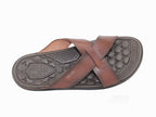 Sandales mule Pegada en cuir marron