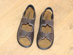 Sandales de randonnée en cuir marron Max