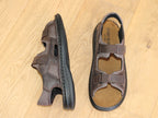 Sandales de randonnée en cuir marron Max
