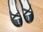 Ballerines en cuir avec brides croisées Fiona