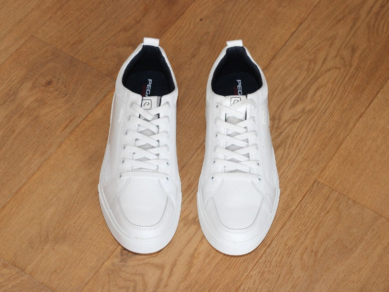 Baskets blanches Pegada en cuir