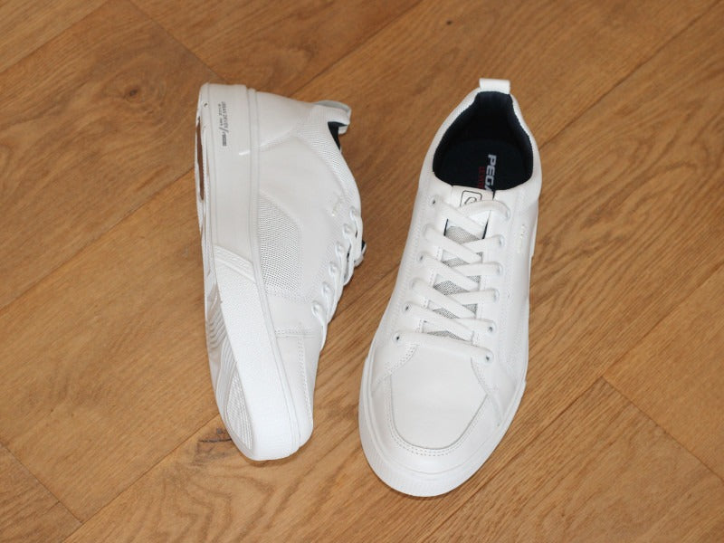 Baskets blanches Pegada en cuir