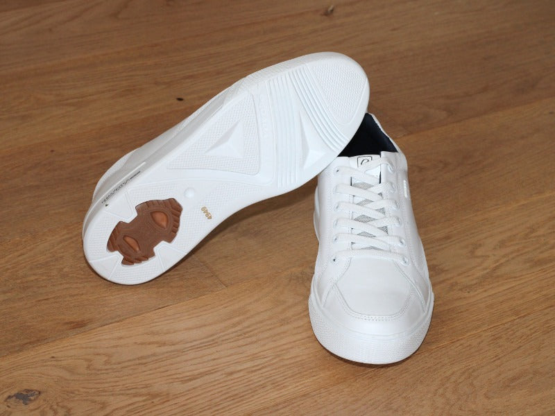 Baskets blanches Pegada en cuir