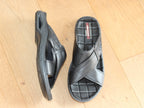 Sandales Pegada en cuir noir