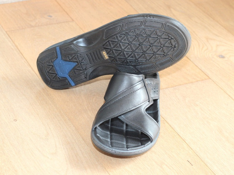 Sandales Pegada en cuir noir