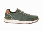Sneakers sport Mustang en textile kaki