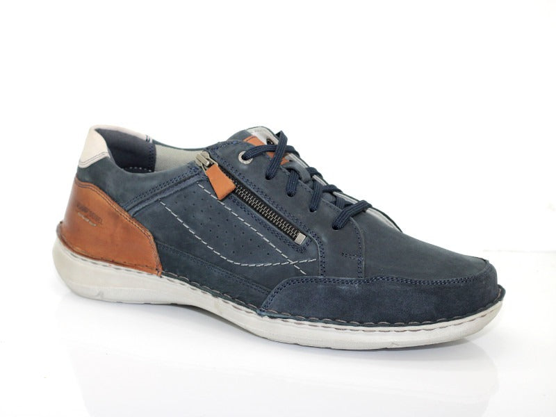 Chaussures confort avec zip et lacet Anvers