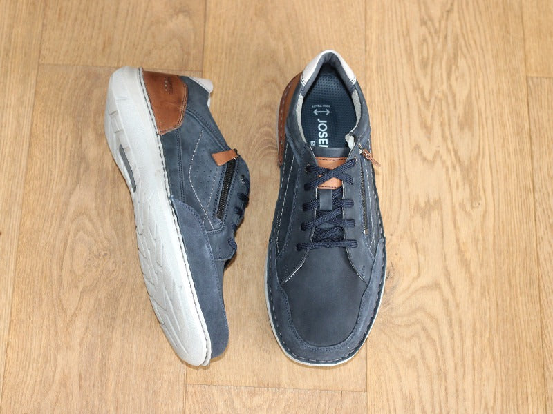 Chaussures confort avec zip et lacet Anvers