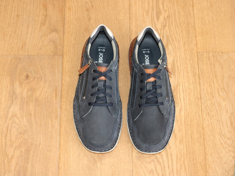 Chaussures confort avec zip et lacet Anvers
