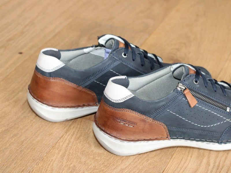 Chaussures confort avec zip et lacet Anvers