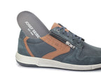 Chaussures avec zip et lacets Enrico 20 Indigo