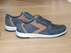 Chaussures avec zip et lacets Enrico 20 Indigo