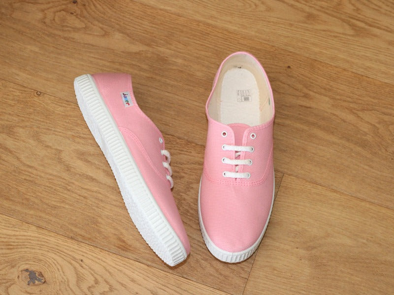 Tennis en toile rose
