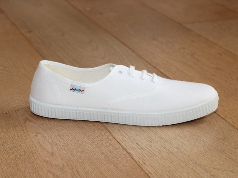 Tennis blanche en toile