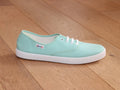 Tennis en toile vert menthe