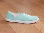 Tennis en toile vert menthe