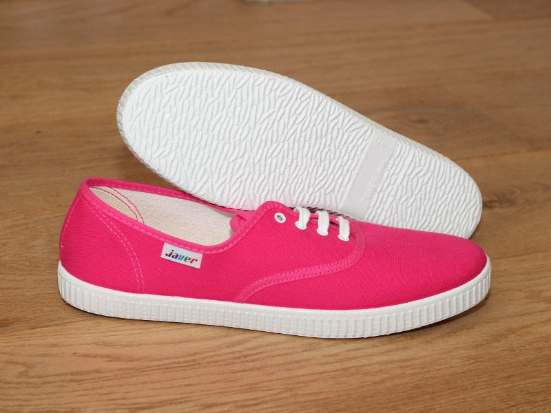 Tennis en toile rose fuchsia