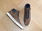 Baskets semi montantes Mustang marron 