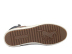 Baskets semi montantes Mustang marron 