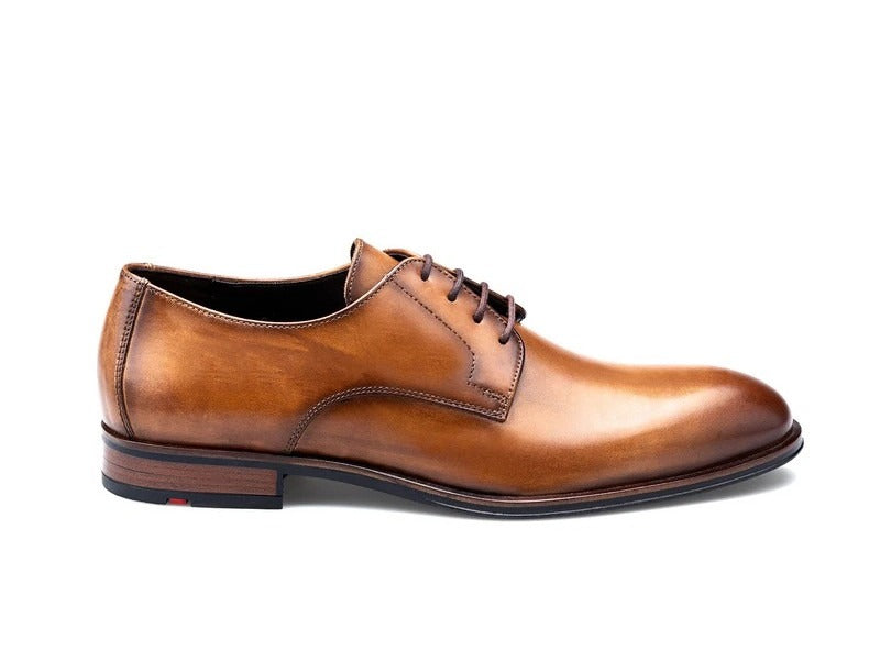 Chaussures élégantes en cuir cognac Lloyd