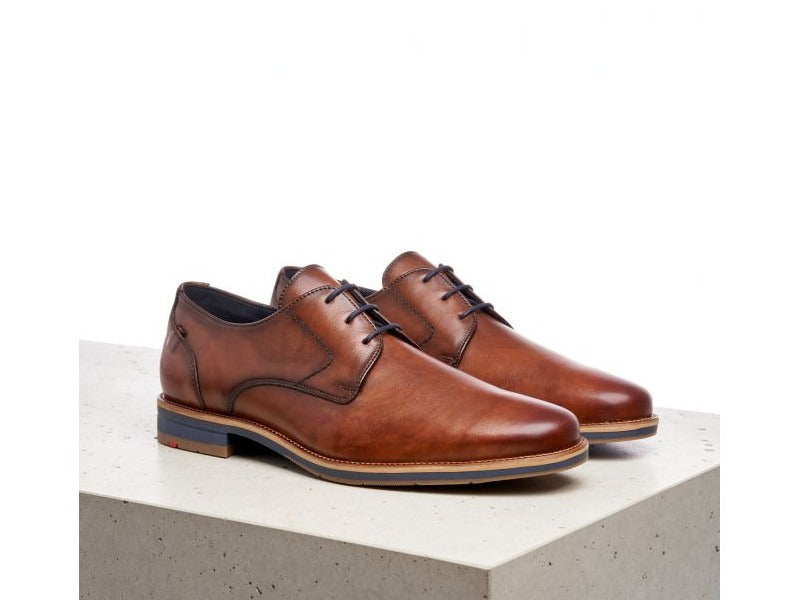 Chaussures derby en cuir marron Lloyd