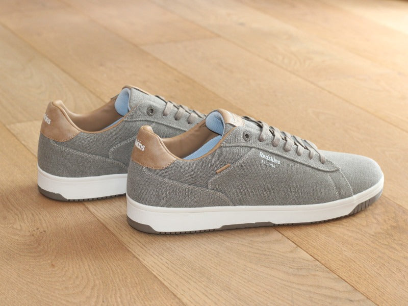 Tennis en toile taupe Gunran