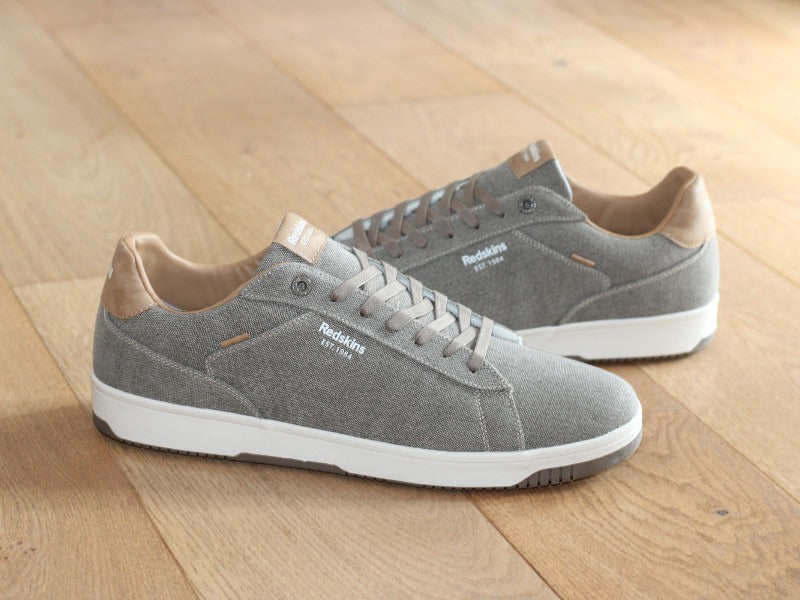 Tennis en toile taupe Gunran