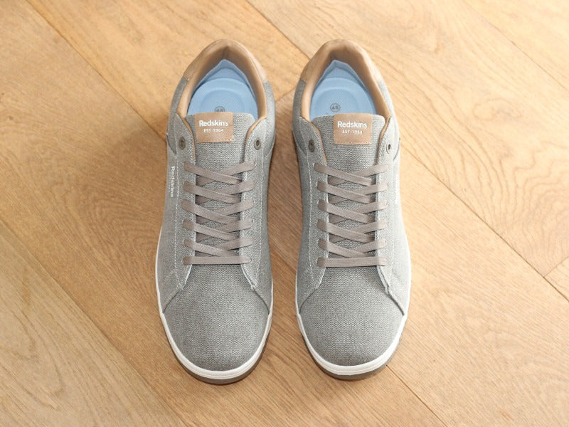 Tennis en toile taupe Gunran