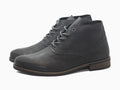 Chaussures à lacet en cuir noir Pablo