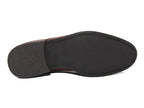 Chaussures classiques en cuir marron Peter