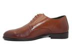 Chaussures classiques en cuir marron Peter