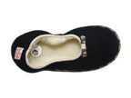 Chaussons noirs style ballerines