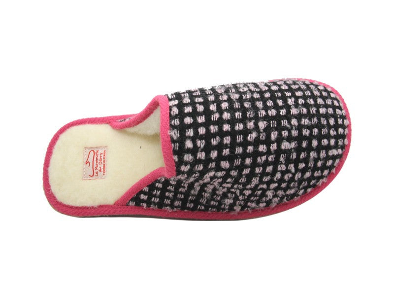 Mules sur semelle espadrille Plumetis
